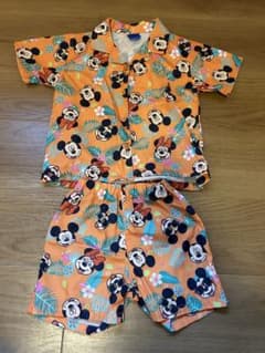 ミッキー アロハシャツ セットアップ 100のサムネイル