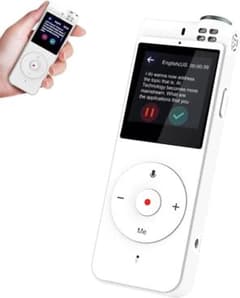 ボイスレコーダー 文字起こし機能付き 小型 即時翻訳機AI ノイズキャンセリングのサムネイル