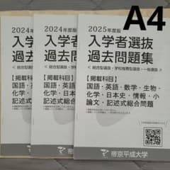 帝京平成大学 入学者選抜過去問題集 2024・2025年度版 - メルカリ