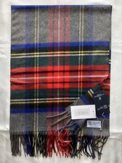 日本別注☆国内正規 ジョンストンズ 大判カシミアストール 新品 VU6124 
