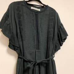 【ポルテデブトン】ロングワンピース　ブラックのサムネイル