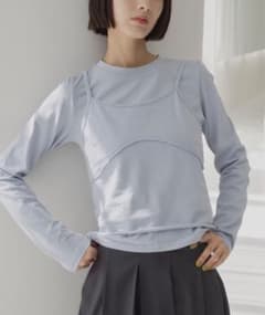 haek キャミ付きロングスリーブTEEのサムネイル