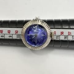 希少　vintage SEIKO 手巻きリングウォッチ　指輪時計カットガラス　紫 希少 ヴィンテージ セイコー 手巻き リングウォッチ 指輪時計カット