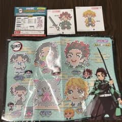 アクアビーズ　鬼滅の刃 バケツセット　イラストシート