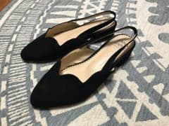Dholic フェイクスエードスカラップスリングバックシューズのサムネイル