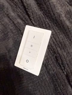 Philips Hue 調光スイッチ 旧型 壁付けプレート付 動作未確認のサムネイル