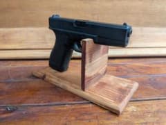 木製 ハンドガンスタンド ディスプレイ台のサムネイル