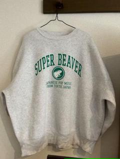 SUPER BEAVER グッズ SBカレッジスウェット アッシュグレー