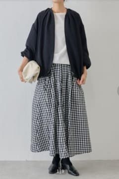 限定お値下げ！BEARDSLEY ギンガムチェックタフタギャザースカート BEARDSLEY ギンガムチェックスカート - メルカリ