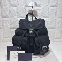 美品】PRADA プラダ リュック バックパック 三角ロゴ テスートナイロン