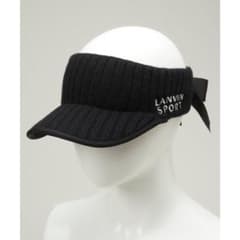LANVIN SPORT ニットサンバイザー　ブラックのサムネイル