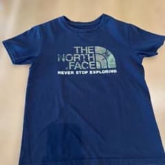 THE NORTH FACE キッズ Tシャツ 140 カモフラロゴ