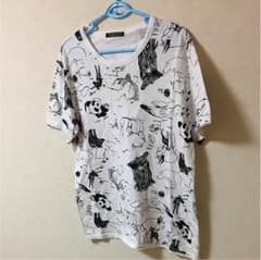 動物総柄Tシャツ XLのサムネイル