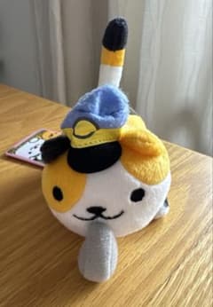 고양이 가방 가방에 붙일 수 있는 큰 봉제인형 역장씨