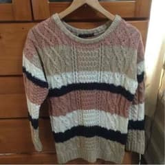 INGNI ニット ピンク ベージュ ネイビーのサムネイル