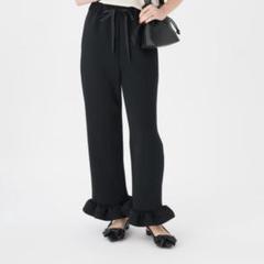 ツルバイマリコオイカワ repos 黒 フリル パンツ ツルバイマリコオイカワ repos 黒 フリル パンツ - メルカリ