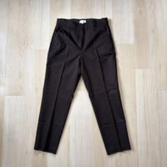 H&M スラックス パンツスーツ ダークブラウン EUR38 US6のサムネイル