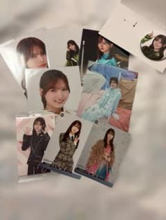櫻坂46 中嶋優月 写真・チェキ風カード 7枚セットのサムネイル