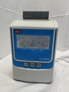 【念のためジャンク】ER-80SU 電子タイムレコーダー ER-80SU マックス タイムレコーダー タイムカード 特価セール中 送料無料