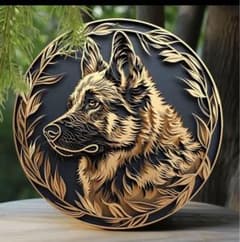 再入荷【ジャーマンシェパード】ブリキ 看板 メタルサインプレート