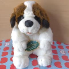 吉徳 プチエンジェル セントバーナード 犬 ぬいぐるみ 当時物 昭和