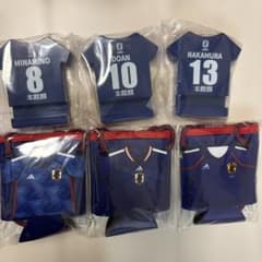 サッカー日本代表 ・オリジナル2WAYコースター　ユニフォームデザイン缶ホルダーのサムネイル