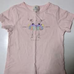 組曲 バレリーナプリント Tシャツ ピンク 120のサムネイル