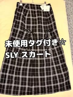 新品タグ付き☆ SLY スカート チェック柄 ロングスカート 可愛いのサムネイル