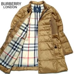 極美品】バーバリー ダウンコート メガチェック ハンガリーグース