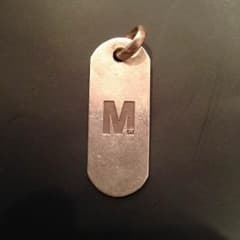 M エム シルバー ペンダントトップのサムネイル