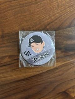 스가노 츠요시 캔 배지