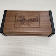 木製アクセサリーボックス 長方形 WOODREX ウッドレックス 茶色 - メルカリ
