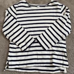 無印良品　ボーダーカットソーのサムネイル