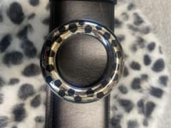 Cartier/カルティエ パンテール レザーベルト ブラック レディースのサムネイル