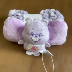 【新品】ケアベア マスコット付き ヘアバンド スウィートドリームベア ラベンダーのサムネイル