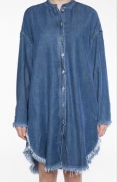 Acne Studios バンドカラーシャツワンピース 32 - メルカリ