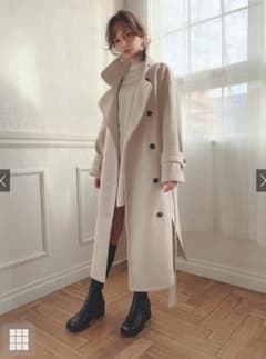 スタンドカラーウールタッチロングコート[fo1326]のサムネイル