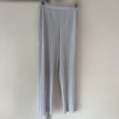 PLEATS PLEASE プリーツパンツ ライトグレーのサムネイル