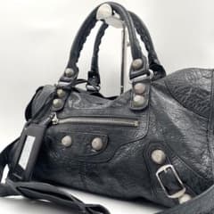 美品✨バレンシアガ　ハンドバッグ　ジャイアントシティ　2way レザー　ブラックのサムネイル