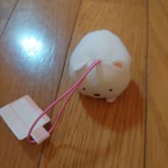 すみっコぐらし　みにっコと一緒　うつぶせちびマスコット　ぬいぐるみ　しろくま