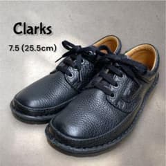 美品】Clarksクラークス NATURE2 ネイチャーツー シボ革 ブラック