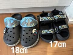 17㎝と18㎝サンダル 2足セットのサムネイル