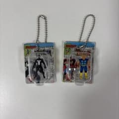 MARVEL ミニフィギュア キーホルダー ヴェノム ソー 2点セットのサムネイル