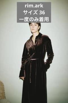 K*k様 RIM.ARK リムアーク ベロアシャツワンピ【ほぼ新品】 - メルカリ