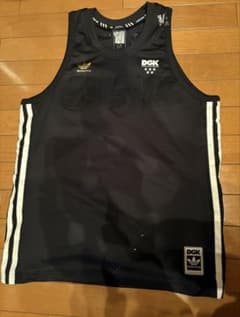 adidas × DGK コラボ メッシュタンクトップ ブラック ストリートのサムネイル