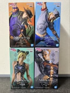 384】ジョジョフィギュア4個Mometria ジャイロ ジョニィ 徐倫プッチ