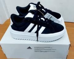 adidas GRAND COURT PF SUEDE W 23.5cmブラックのサムネイル