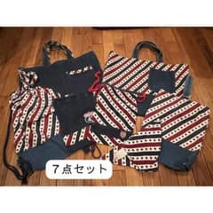 手提げ 巾着 体操服入れ 上履き入れ 三角巾 入園入学 7点セットのサムネイル