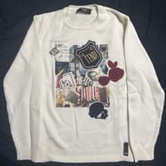 FENDI 19AW FZY020 カールコラージュニット 46 FENDI 19AW FZY020 カールコラージュニット 46 - メルカリ