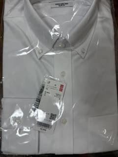 スーパーノンアイロンストレッチスリムシャツ/ボタンダウン　長袖　White Lのサムネイル
